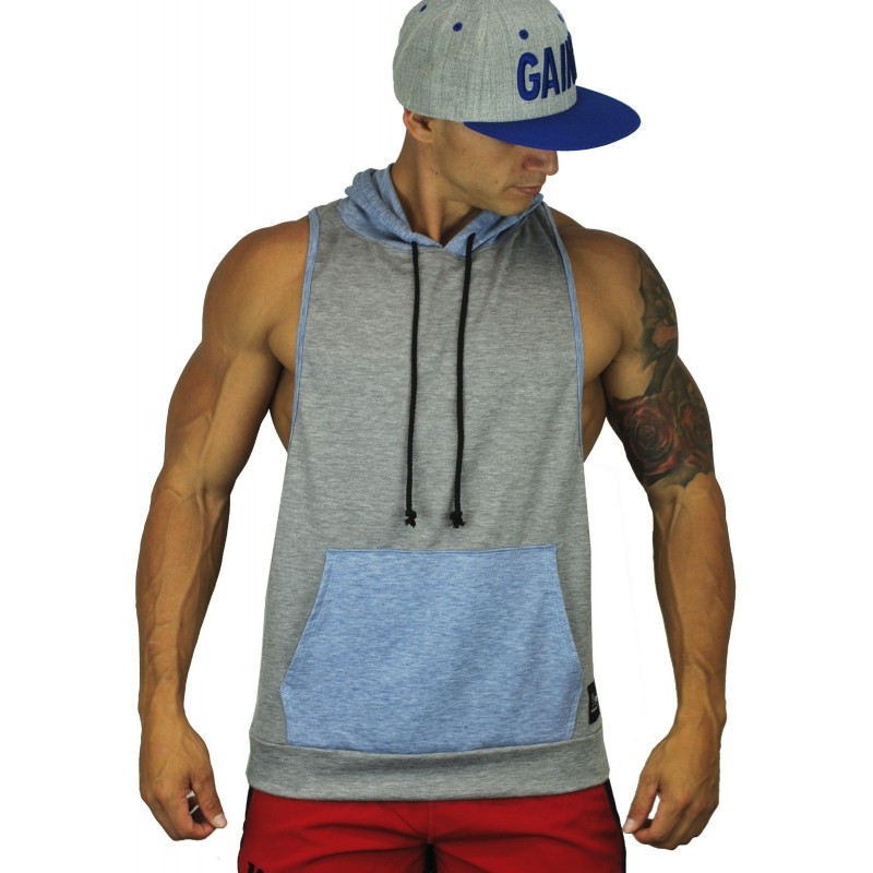 Gym Fitness Stringer Hoodies #024